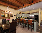 Dining and kitchen areas 
